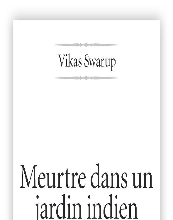 Meurtre dans un jardin indien